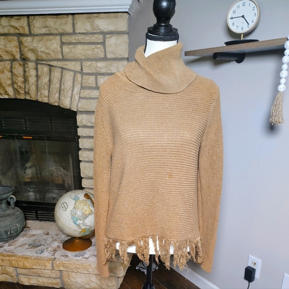 Michael Kors Camel Cowl Neck Sweater